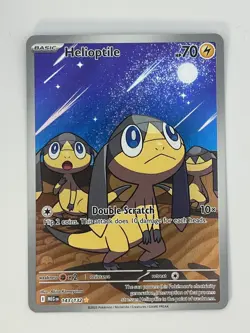 Pokemon TCG - Helioptile - 143/132 (Illustration Rare) - Mega: Mega Evolution - Image 3