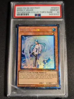 Yugioh - Effect Veiler RA01-EN003 1st Edition Collector Rare PSA 10 GEM MINT - Image 1