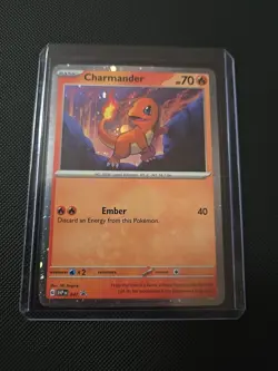 Charmander - 047 (Cosmos Holo) 047 Sv: Scarlet & Violet Promo Cards Holo - Image 1