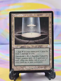 Magic the Gathering MTG Odyssey 2001 Card | Cabal Pit 315/350 - Image 1