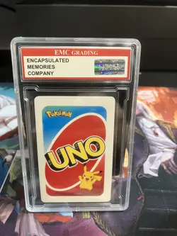 Blastoise UNO BLUE #5 Pokemon Trading Card Game 2020 EMC GRADED 10 ASIA BACK - Image 2