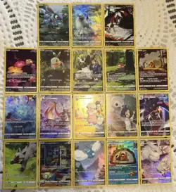 Pokemon TCG Sword & Shield Era 18 Card Trainer Gallery Lot NM - Image 1