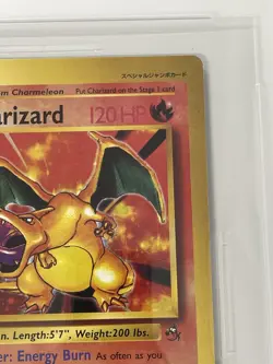 Pokemon Card PSA Auth 10 Gem MT Arita Sketch CoroCoro Jumbo Charizard 4/102 - Image 4