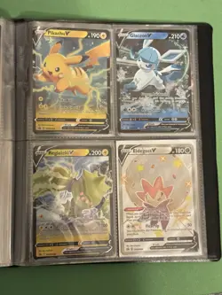 Pokemon TCG Binder Lot Of 56 V Cards NM - LP Jolie Rare - Image 5