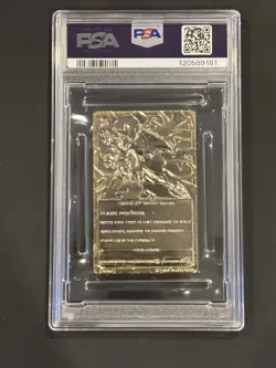Charizard Pokemon Card Burger King 23K Gold Plated Promo Nintendo PSA 6 - Image 2