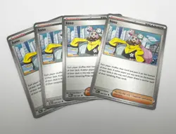 Iono 080/091 x4 4x Pokemon Cards Paldean Fates Playset - Image 1