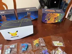 Lot of 5 Empty Pokemon ETB Boxes (No Cards) With Misc Accs (Dice, Etc.) - Image 3