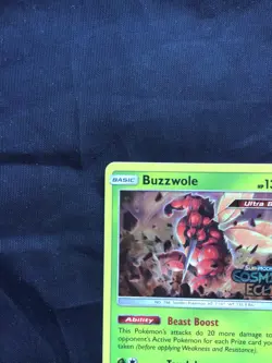 Pokemon Cards: Cosmic Eclipse Prerelease Promo: Buzzwole SM218 - Image 3