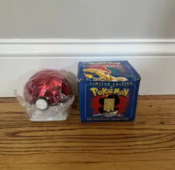 Sealed 23K Gold Plated CHARIZARD & MEWTWO Trading Card Burger King Pokemon Ball - Image 2