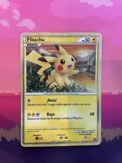 Pokemon Card Pikachu Spain Holo World Collection Near Mint - Image 1