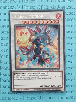 BLMM-EN150 Jurrac Meteor Secret Rare Yu-Gi-Oh Card 1st Edition New - Image 1