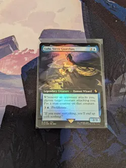 Lulu, Stern Guardian #0143 (Extended Art) (FOIL) Unplayed NM MTG Final Fantasy - Image 1
