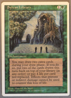 Sylvan Library - MTG - 4th Edition - Magic: The Gathering - Image 1