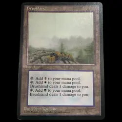 MTG Brushland - Ice Age (ICE) Rarity Rare - Image 1