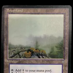 MTG Brushland - Ice Age (ICE) Rarity Rare - Image 2