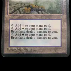 MTG Brushland - Ice Age (ICE) Rarity Rare - Image 3
