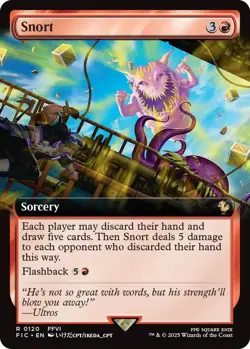 MTG Snort (Extended Art) - 120 / English / Near Mint - Image 1