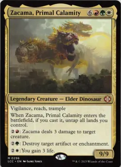 Zacama, Primal Calamity M Commander: The Lost Caverns of Ixalan 296 LP-NM - Image 1