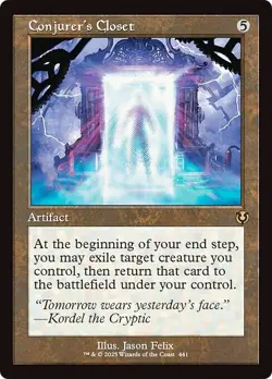 Retro CONJURER'S CLOSET x1 mtg NM-M Innistrad Remastered 1 Rare - Image 1