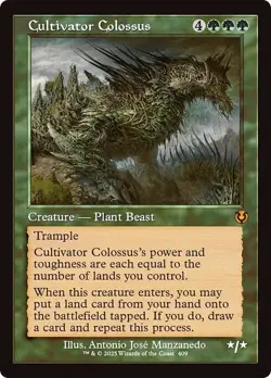 Retro CULTIVATOR COLOSSUS x1 mtg NM-M Innistrad Remastered 1 Mythic - Image 1
