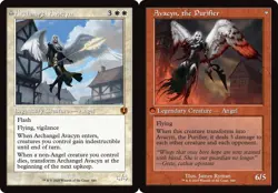 Retro ARCHANGEL AVACYN // THE PURIFIER mtg NM-M Innistrad Remastered 1 Mythic - Image 1