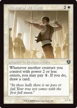 Retro MENTOR OF THE MEEK x4 mtg NM-M Innistrad Remastered 4 Unc - Image 1