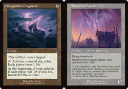 Retro CRYPTOLITH FRAGMENT x4 mtg NM-M Innistrad Remastered 4 Unc - Image 1