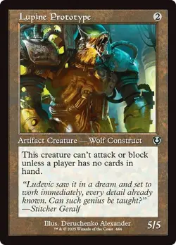 Retro LUPINE PROTOTYPE x4 mtg NM-M Innistrad Remastered 4 Unc - Image 1