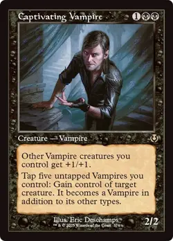 Retro CAPTIVATING VAMPIRE x1 mtg NM-M Innistrad Remastered 1 Rare - Image 1