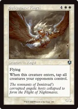 Retro SUBJUGATOR ANGEL x4 mtg NM-M Innistrad Remastered 4 Unc - Image 1
