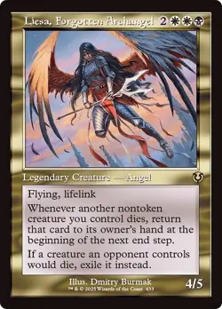 Retro LIESA, FORGOTTEN ARCHANGEL x1 mtg NM-M Innistrad Remastered 1 Rare - Image 1
