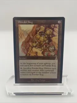 Powder Keg Urza's Destiny 1999 Near Mint MTG magic the gathering Dan Frazier - Image 1