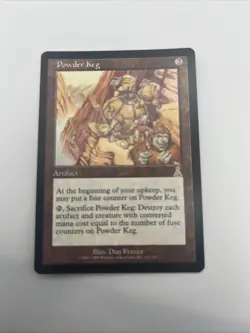 Powder Keg Urza's Destiny 1999 Near Mint MTG magic the gathering Dan Frazier - Image 5