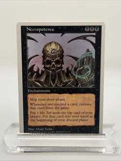 Necropotence Fifth Edition 1997 Near Mint Never Played Mtg Magic The Gathering - Image 1