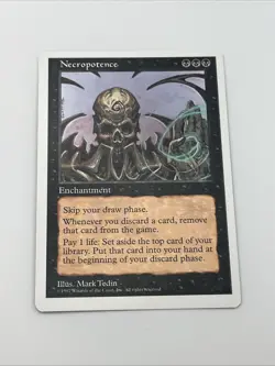 Necropotence Fifth Edition 1997 Near Mint Never Played Mtg Magic The Gathering - Image 4
