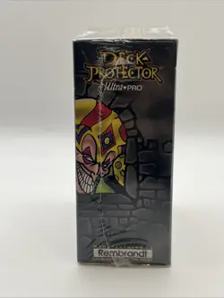 New! Vintage 1996 Ultra Pro Clear Deck Protector 100 Sleeve Rembrandt Sealed - Image 2