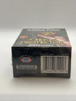 New! Vintage 1996 Ultra Pro Clear Deck Protector 100 Sleeve Rembrandt Sealed - Image 5