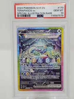 2024 Pokemon Stellar Crown Terapagos ex SIR PSA 10 - Image 1