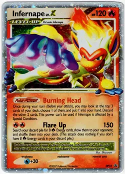 Pokemon - Infernape LV.X DP10 (Promo) Diamond and Pearl Holo *MP* - Image 1