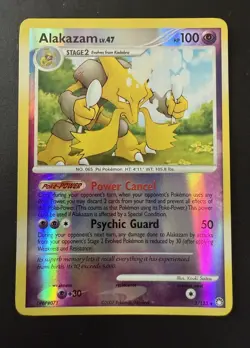 Pokemon TCG Mysterious Treasures Alakazam 2/123 Reverse Holo NM - Image 1