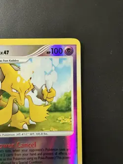 Pokemon TCG Mysterious Treasures Alakazam 2/123 Reverse Holo NM - Image 3