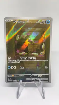 Pokemon TCG Wimpod Paradox Rift 191/182 Holo Illustration Rare NM/M Condition - Image 1