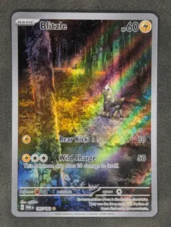 Blitzle - 195/182 Pokemon TCG Illustration Rare SV04: Paradox Rift Near Mint - Image 1