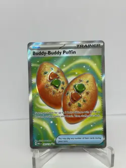Pokemon TCG Mega Evolution Buddy-Buddy Poffin 167/132 NM - Image 1