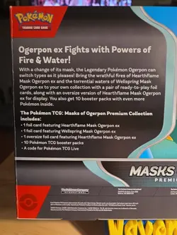Pokemon Masks of Ogerpon Premium Collection Box New Sealed - Image 3