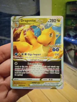 Dragonite VSTAR SWSH236 Black Star Promo Pokemon Go !!MINT!! - Image 1