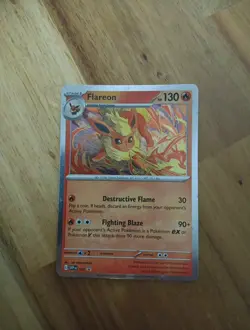 ⭐Pokemon TCG Flareon 167 Cosmos Holo Black Star Promo Prismatic Evolutions NM - Image 1