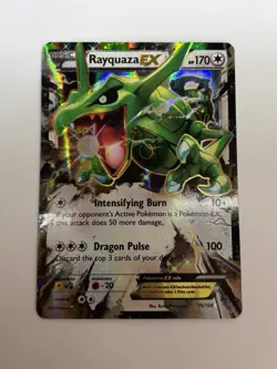 2015 Pokemon TCG - Rayquaza EX 75/108 Ultra Rare XY: Roaring Skies LP - Image 1