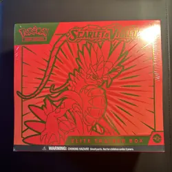 Pokemon Scarlet and Violet Elite Trainer Box ETB Koraidon Factory Sealed - Image 1