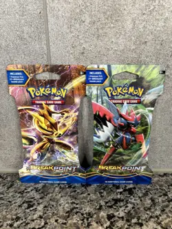 2x Pokemon XY Breakpoint Sleeved Booster Pack Sealed - Image 1